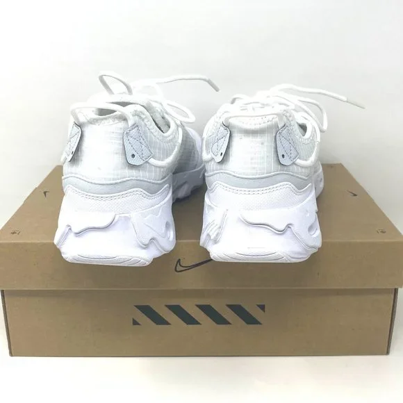 💖MEGA SALE💖NIKE WOMEN'S  CV1772 101 REACT LIVE White-pur Platinum  Running - Picture 9 of 12